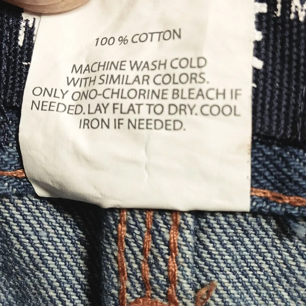 Mission Ridge Denim Men's 38x32 Blue Straight Fit 100% Cotton‎ Jeans EUC